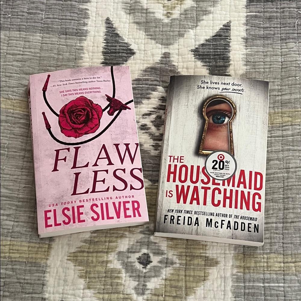 Flawless and The Housemaid is Watching Books